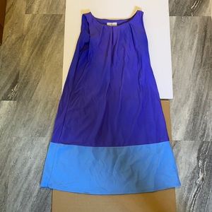 Dark blue and light blue dress